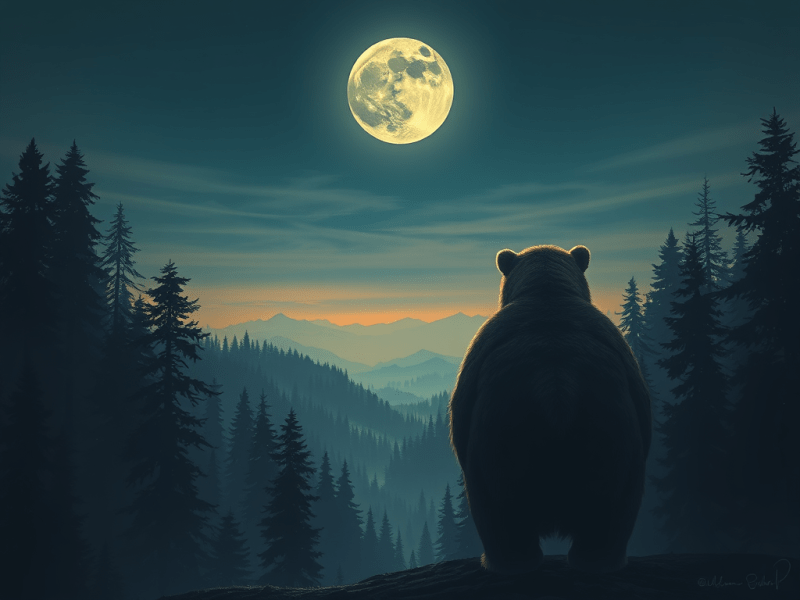 Ushesh. The Recollections of a Megafauna Bear.  Part 2: “The Goddess of the&nbsp;Moon”