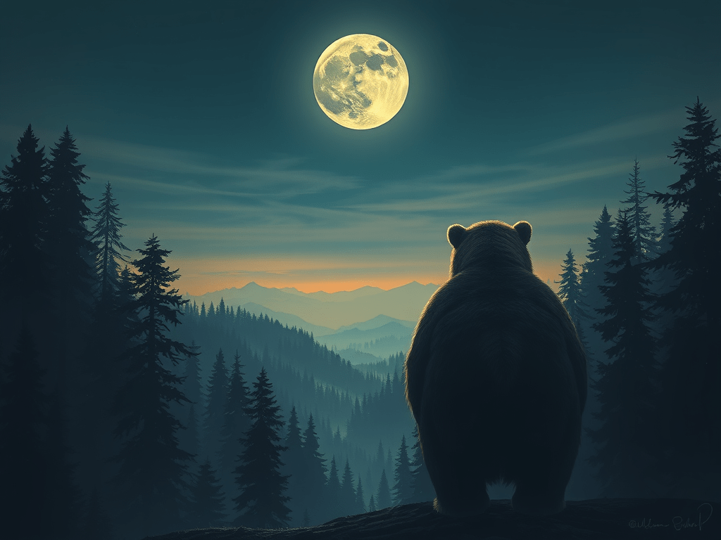 Ushesh. The Recollections of a Megafauna Bear.  Part 2: “The Goddess of the&nbsp;Moon”